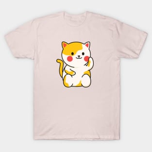 Good Luck Cat Drawing T-Shirt